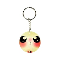 Picture of BP Face Printed Plastic Keychain, 30mm