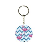 Picture of BP Flamingo Printed Single Sided Keychain, 30mm