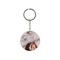 Picture of BP Hands Hold Plant Printed Keychain, 30mm