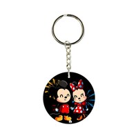 Picture of BP Minnie Mouse & Mickey Mouse Printed Keychain, 30mm