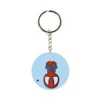 Picture of BP Single Sided Spiderman Printed Keychain, 30mm