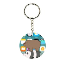 Picture of BP We Bare Bears Double Side Printed Keychain, 30mm
