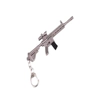 RKN PUBG Gun with Scope Keychain, Grey