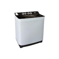 Picture of Nobel Twin Tub Semi Auto Washer, 9.8kg, 500W, NWM1100G, Black & Gold