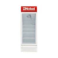 Picture of Nobel Single Door Upright Chiller with Light Box Lock & Key, 245L, NSF-245, White