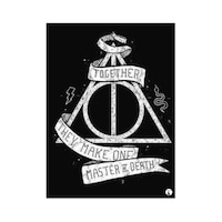 Picture of BP Harry Potter Sign Printed Mouse Pad, White & Black, 8.63 x 7.04inch