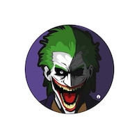 Picture of BP Joker Printed Round Mouse Pad, 8.63 x 7.04inch