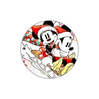 Picture of BP Mickey & Minnie Mouse Printed Mouse Pad, 8.63 x 7.04inch