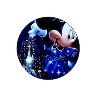 Picture of BP Minnie Mouse Printed Round Mouse Pad, 8.63 x 7.04inch