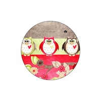 Picture of BP Owls Round Mouse Pad, 8.63 x 7.04inch