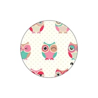 Picture of BP Owls Printed Round Mouse Pad, 8.63 x 7.04inch