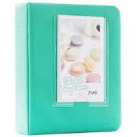 Shopizone Mini 64 Pockets Album Travel Diary, Mint Green