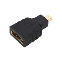 LW HDMI Female To HDMI Male Adapter, Black, 3.5 x 2 cm