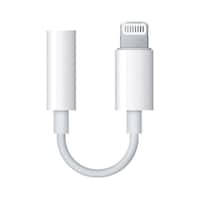 Picture of RKN Electronics Lightning To USB 3.5mm Headphone Jack Adapter, White
