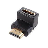 RKN Electronics 90-Degree Female To Male HDMI Cable Adapter, Black