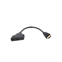 Picture of RKN Electronics HDMI 1-In-2 Out Splitter Cable Adapter, Black
