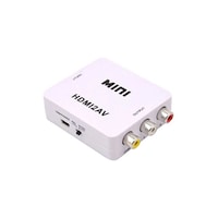Picture of RKN HDMI To AV Video Converter Adapter With USB Charging Cable, White