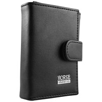 Shopizone® Credit Card Holder RFID Blocking Slim Wallet, Black