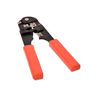Picture of RKN Electronic Crimping Cutting Hand Tool, Black and Orange