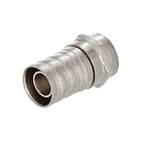 Picture of DSC Female Coax Coaxial Connector, 10cm, Silver