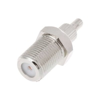 Picture of Oem F Female To Crc9/Ts9 Rf Male Coaxial Plug Nickel Plated Adapter