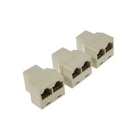Picture of RKN Electronics RJ45 LAN-Port 1 To 2 Socket Splitter Connector Adapter, 3M
