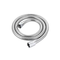 Rubik Stainless Steel Shower Replacement Hose, Silver, 150 cm