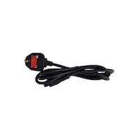 Picture of RKN Electronics 3 Pin UK Socket Power Cable, 1.5M, Black