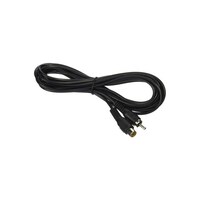 Picture of Monoprice RCA Male to Female Extension Cable, 12feet, Black and Silver