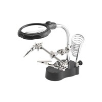 RKN Led Magnifying with Soldering Stand, Multicolour