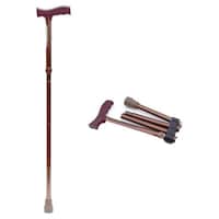 Picture of IndoSurgicals Adjustable Aluminium Walking Stick, Brown