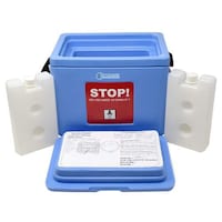Picture of IndoSurgicals Vaccine Carrier With Icepacks, Small, 0.80 liter