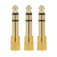 Picture of RKN Electronics Audio Jack Adapter Set, Gold, Pack of 3pcs