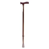 Picture of IndoSurgicals Adjustable Aluminium Walking Stick, Brown
