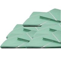 IndoSurgicals Cotton Hospital Bed Sheet and Pillow Cover Set, Pack of 10