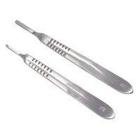 IndoSurgicals Stainless Steel Scalpel Set, No 3 and 4, Pack of 2