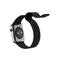 Picture of Ozone Magnetic Leather Wrist Loop Strap For Apple Watch, 42 mm, Black