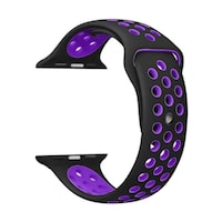 Picture of Porodo Wrist Band For Apple Watch Nike + 42-44 mm, Black and Violet