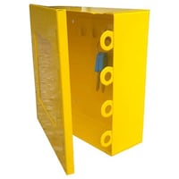 KRM Lockout Key Or Document Box, Yellow