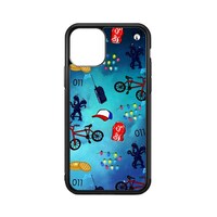 Picture of BP Apple iPhone 11 Pro Max Stranger Things Protective Case, Black Bumper