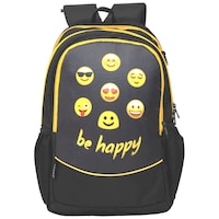 Picture of AUXTER DELUXE Emoji Casual Backpack Bag with Laptop Compartment, Black