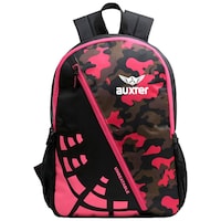 Picture of Auxter 30 ltr School Bag Casual Backpack, Black/Camouflage/ pink