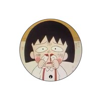 Picture of BP Anime Chibi Maruko Chan Confused Printed Round Pin Badge