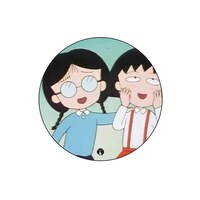 Picture of BP Anime Chibi Maruko Chan Cheery Printed Round Pin Badge