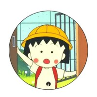 Picture of BP The Anime Chibi Maruko Chan Open Door Printed Badge