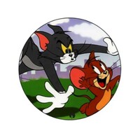 Picture of BP Tom & Jerry Chasing Printed Board Pin