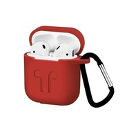 Picture of Rkn Apple Airpods Protective Silicone Case Cover With Anti Lost Straps, Red