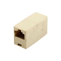 Uxcell Rj45 Female Internet Network Inline Cable Coupler Adapter, Beige