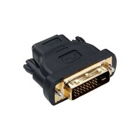 Picture of Lfs Dvi Male To Hdmi Female Adapter, Black & Gold