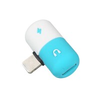 Picture of Rkn Electronics 2-In-1 Lightning To Audio & Charging Adapter For Iphone